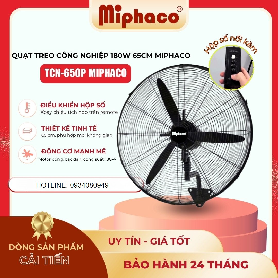 Quạt treo công nghiệp Miphaco TCN-650P